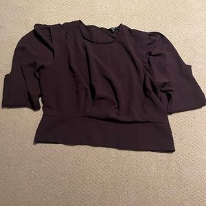 Plum dress shirt